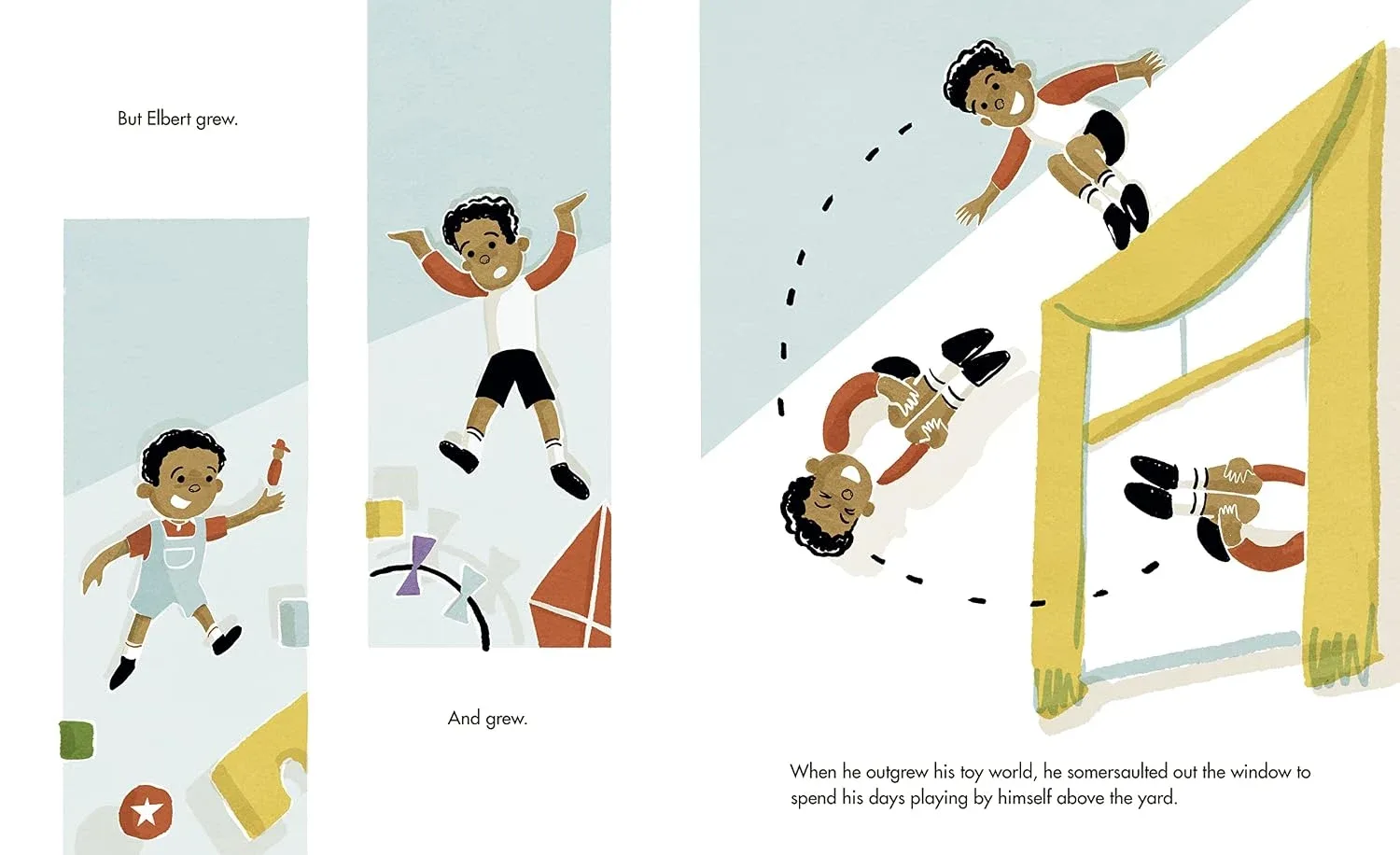 Interior spread from Elbert in the Air