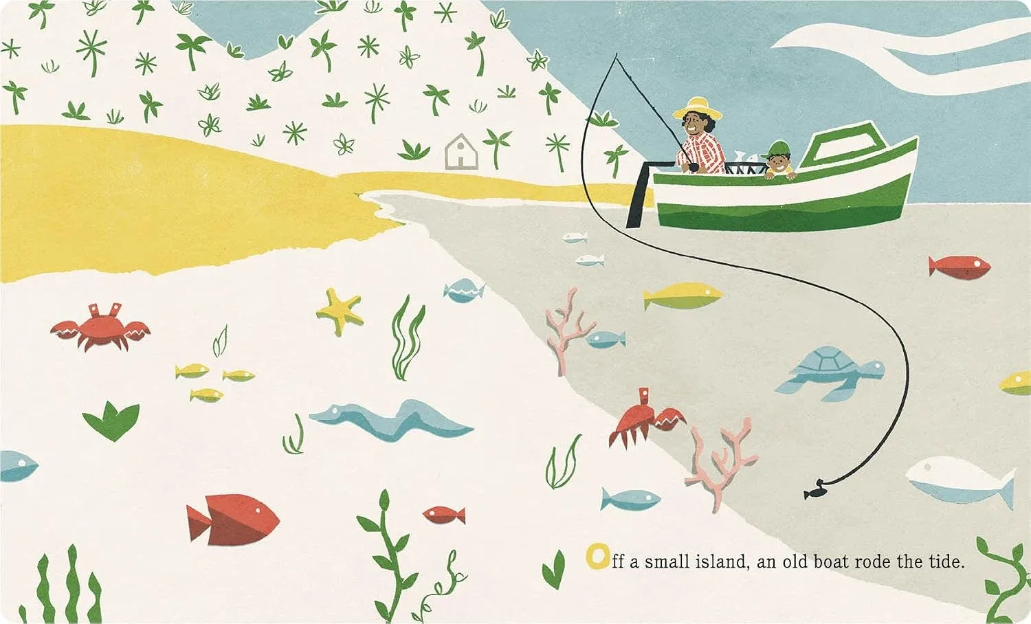 Interior spread from The Old Boat