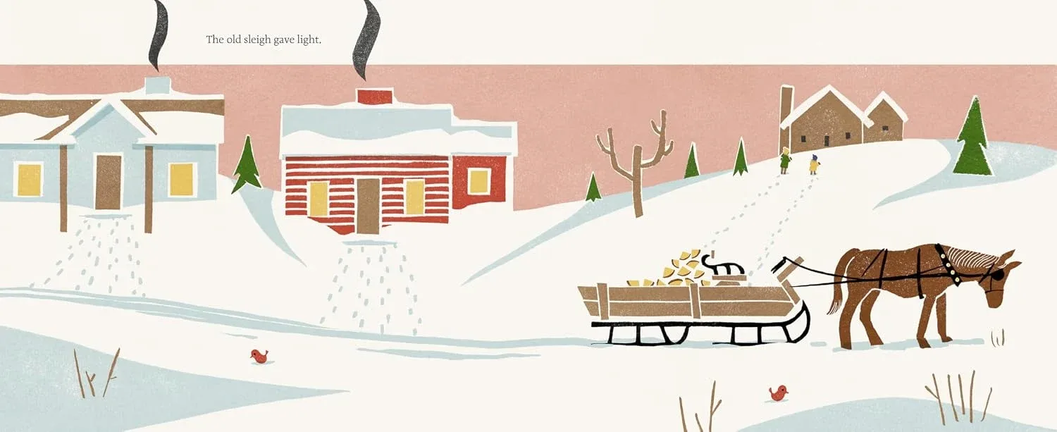 Interior spread from The Old Sleigh
