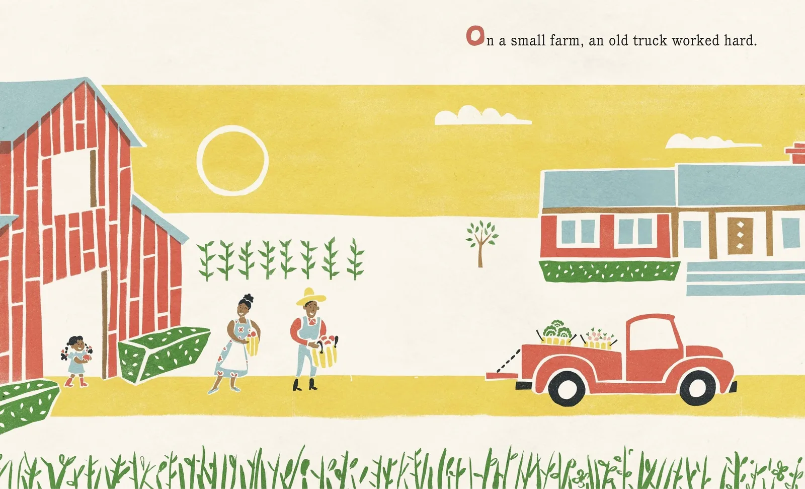 Interior spread from The Old Truck